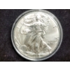 1 Oz .999 Fine Silver 2018 American Eagle Round in Capsule Protector