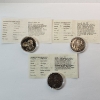 Image 2 : Three "The Presidents of the USA" Commemorative Coins: Clinton, Bush