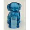 Image 2 : Adorable Degenhart Vintage Uranium Glass Dog Figurine -Sapphire Dark