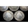 Image 5 : (5) German Empire 1 Mark 0.9000 Silver Coins - ASW:0.1606oz