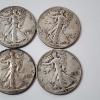 Image 4 : Six Assorted Years United States 90% Silver Walking Liberty Half Dollars - Face Value: $3.00