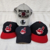 Image 1 : Four NEW & LIKE NEW Cleveland Indians Baseball Hats ~ All Officially Licensed ~ Ft. Chief Wahoo!