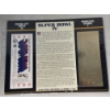 Image 1 : Authentic 1970 Super Bowl IV NFL Football Ticket & 24K Gold Plated Ticket - Mint Condition
