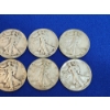 Image 3 : x8 Assorted Years 90% Silver Walking Liberty Half Dollars FV: $4.00