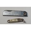 Image 3 : Vintage Bassett 80 Folding Knife Bottle Opener Combo & Miniature Pocket Knife With Mother Of Pearl
