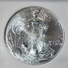 Image 2 : 1996 American Silver Eagle $1 - 1 oz .999 Fine Silver - Graded by NGC MS 69