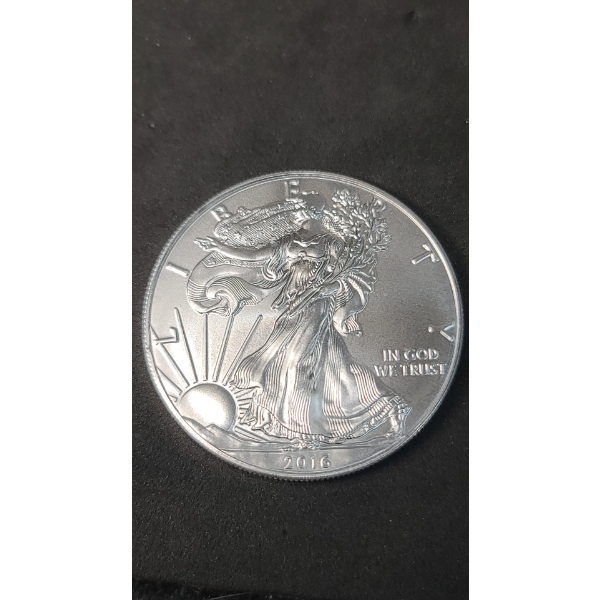 2016 American Eagle 1 Oz 99.9% Fine Silver Dollar