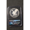 Image 3 : 2023-W NGC First Day Of Issue PF 70 ULTRA CAMEO 1 OZ Fine Silver American Eagle -Signed
