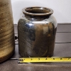 Image 9 : Two Smaller Stoneware Crocks ~ D.Miller Stamp & Unstamped ~ One Standing 11 Inches Tall & One 7 In.