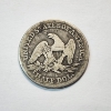 Image 2 : 1853 United States Seated Liberty Half Dollar w/ Arrows - 90% U.S. Silver 