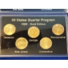 Image 3 : 1999 Commemorative Quarter Sets: Philadelphia Mint, Denver Mint, & Gold Edition 