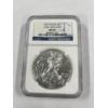 Image 1 : 2008 United States American Silver Eagle .999 Fine Silver Troy Ounce Coin -West Point Mint