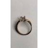 Image 5 : 10K Yellow Gold Marquise Setting Engagement Ring - Size 5 - Weight: 4.7g