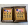 Image 1 : Lot of (2) Bicentennial Coin Displays - Fully Filled