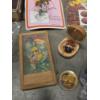 Image 4 : Wooden Keepsake Box With Trinkets, Vintage Games & More