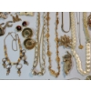 Image 7 : Large Lot of Assorted Costume Jewelry: Necklaces, Mickey Mouse Watch, Earrings, Bracelets, Pins