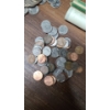 Image 11 : Large Lot Of Coins, Costume Pins, Cuff Links & Necklace, Coin Wallets & Trinket Box FV: $80.19