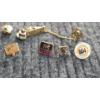 Image 4 : (6) Pieces 10K Gold Cufflinks/Pins 8.2 Grams & (2) Pieces Gold Filled Pins 3.2 Grams