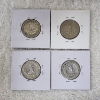 Image 2 : Four Assorted Years 90% SILVER Washington Quarters - Face Value: $1.00