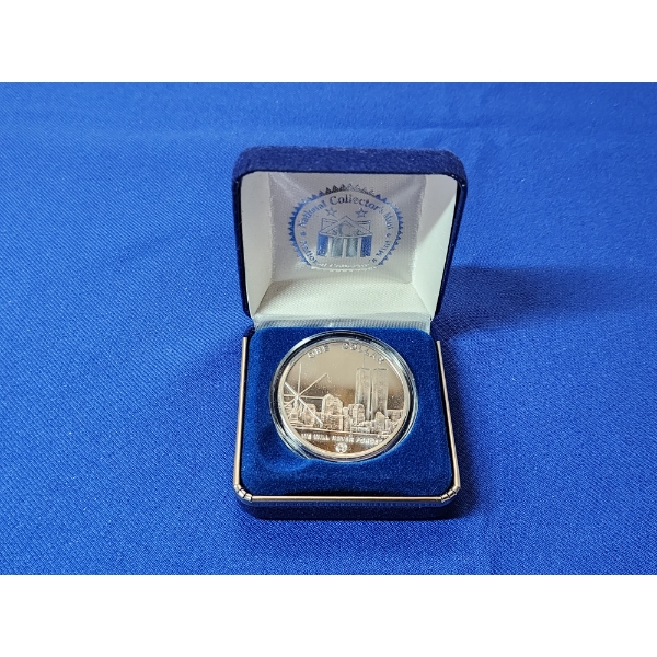 2004 U.S. Freedom Tower World Trade Center Silver Clad Coin 