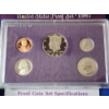 Image 4 : x3 1987 United States Proof Sets in Original Packaging w/ CoA