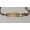 Image 2 : (3) Vintage Gold Filled On Sterling Silver Military ID Bracelets - Total Weight: 42.5g