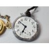 Image 3 : (2) Stunning Pocket Watches: Gold-Tone and Working Silver-Tone!