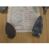 Image 3 : Fabulous Collection Of Ten Arrowheads With A Vintage Sales Slip For Them!