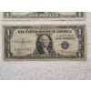 Image 2 : Three Assorted $1 Silver Certificates Including A 1957 & Two 1935 Notes - One 1935 is in particularl