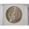 Image 4 : Stunning 1890-S 90% Silver Morgan Dollar Graded AU 58 by PCI