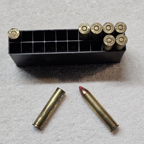 Hornady 444 Marlin LEVERevolution Ammunition Lot including Loaded and Unloaded Cartridges