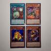 Image 1 : Four Assorted Holo Yu-Gi-Oh Trading Cards 