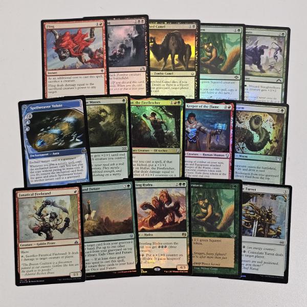 Lot of 15 Assorted Holo MTG Magic The Gathering Trading Cards
