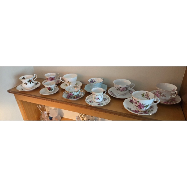 PICKUP IN CANTON - Beautiful, 10 Demitasse Sets All In Excellent Condition