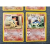 Image 2 : Four Assorted FIRST EDITION Neo Genesis Set Vintage Pokemon Trading Cards 
