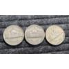 Image 3 : (3) 1943 35% Silver War Nickels (3) Bus Tokens & National State Parks Stephen. T Mather Bronze Medal