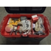 Image 2 : Excellent Condition Plastic Tool Chest With New Cable Installation Items