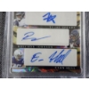 Image 3 : 2023 Leaf 1 OF 1 MQ-1 Quads - Four Player Signed Trading Cards Ft. Tyjae Spears, Evan Hull & More!