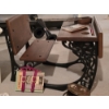 Image 4 : Set of Doll Furniture incl Bed, School Desk w/ Books, 15" Wash Table and More