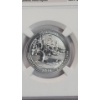 Image 3 : NGC 2018-S First Day Of Issue PF 70 REVERSE PROOF Voyageurs 90% Silver Quarter John Mercanti Signed