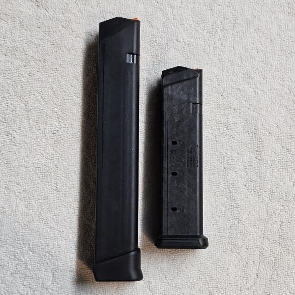 Glock-Compatible 9mm Double-Stack Magazines (33-Round OEM and 17-Round ETS)