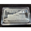 Image 2 : Rare United Metals Stackers United We Stand (Calling DIT) Ukraine/Russia Headline 1 Oz Silver Bar