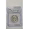Image 1 : ICG 1945 EF40 Details 90% Silver Walking Liberty Half Dollar 