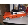 Image 2 : Vintage All Metal Harley Davidson Service Station / Garage & 2 Die Cast Cars In Original Box