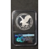 Image 3 : 2023-W NGC First Day Of Issue PF 70 ULTRA CAMEO 1 OZ Fine Silver American Eagle - Signed 