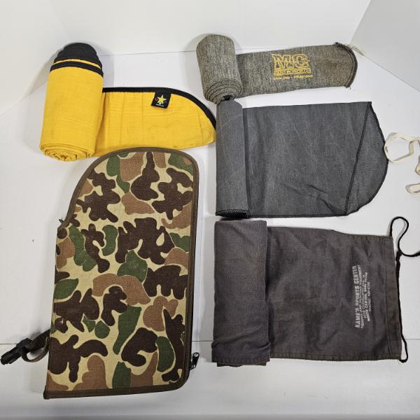 Vintage Outdoor Sporting Goods Gun Storage Cases And Sleeves Collection