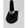 Image 1 : Gorgeous 14K Gold -Diamond Ring with Bypass Design - Size 7 - 5.9 Grams