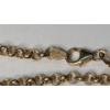 Image 5 : 14K Gold 7" Rolo Link Charm Bracelet Featuring Two-tone 14K Gold Dolphins Pendant - Weight: 4.8g