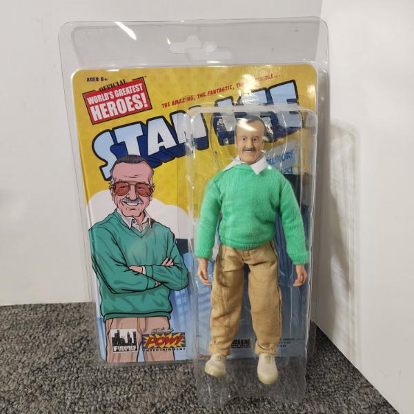 NEW IN BOX Official World's Greatest Heroes Stan Lee Action Figure By Figures Toy Co. 