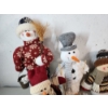 Image 2 : Lot of Decorative Plush Snowman Collectibles 
